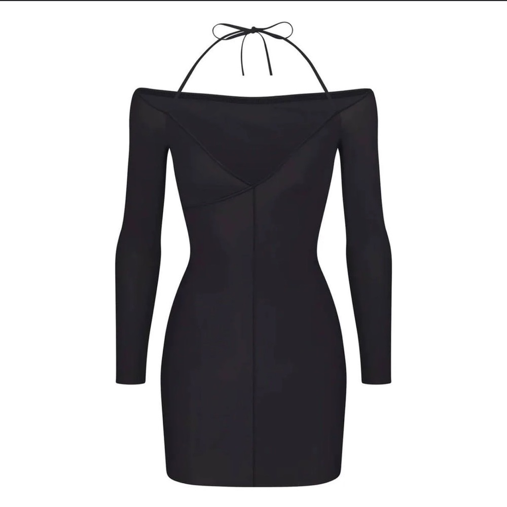 NWT Skims Jelly Sheer Off the Shoulder in Onyx Size S